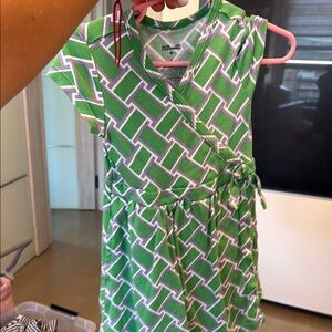 Diane Von Furstenberg & Target Green and White Kids Dress size 2T